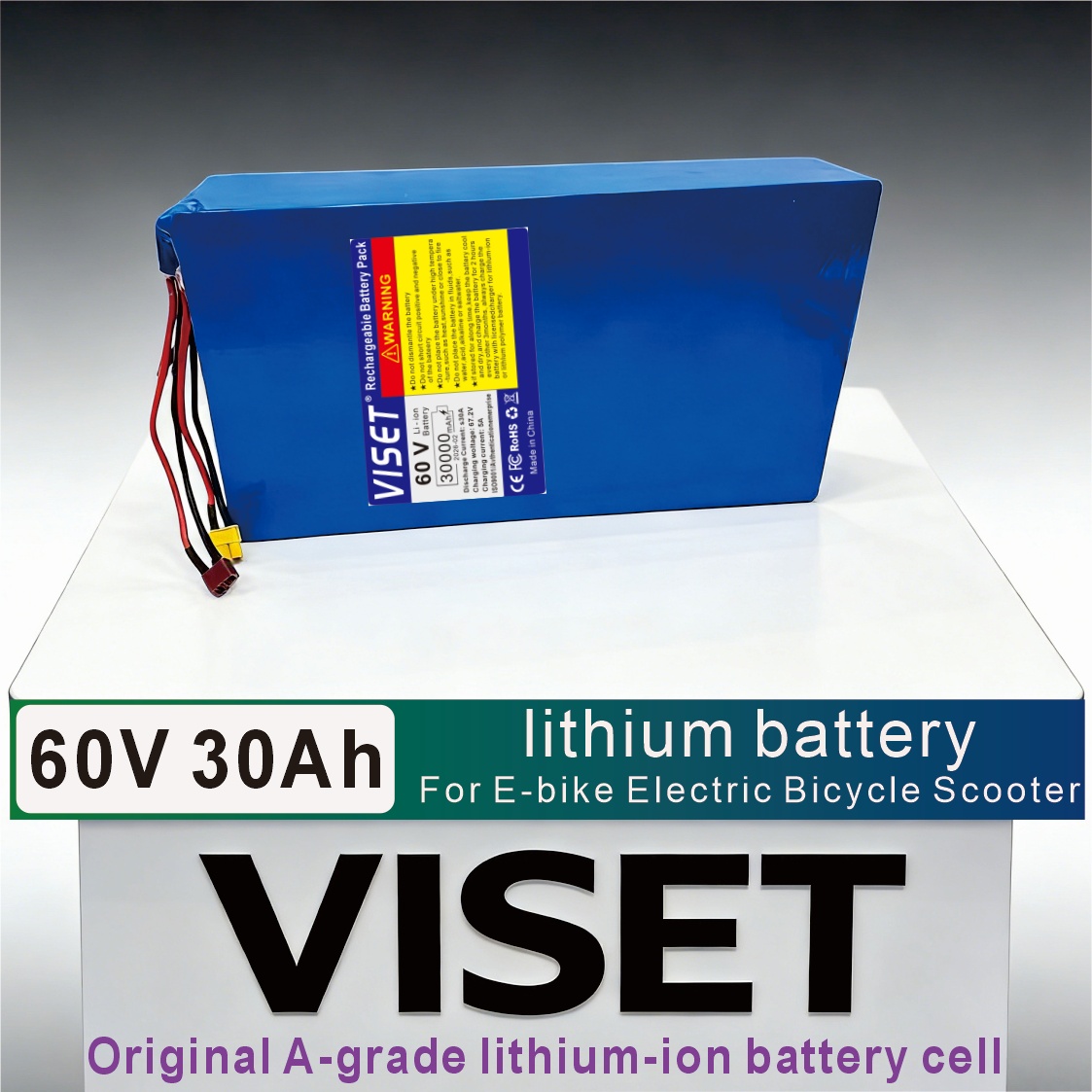 60V 30Ah Electric Scooter Battery - VISET 60V 30AH จักรยาน 18650 ชุดแบตเตอรี่รถจักรยานยนต์