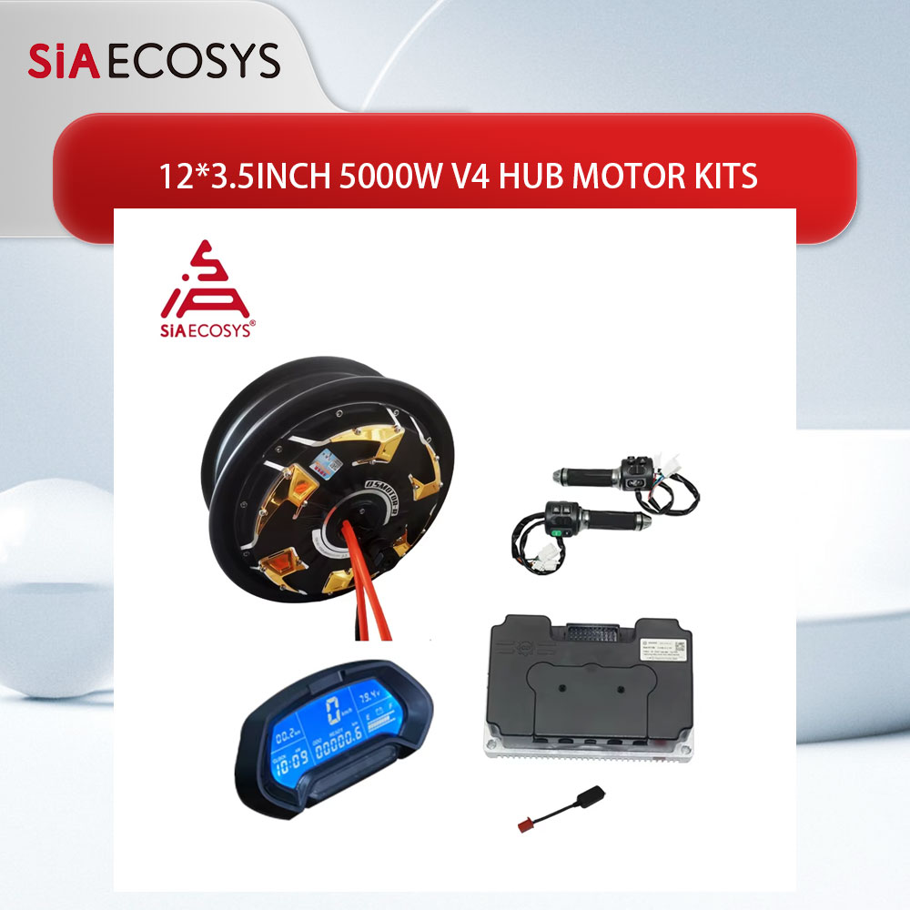 Electric Motorcycle Conversion Kit 72V - มอเตอร์ QS 12*3.5 นิ้ว 5000W V4
