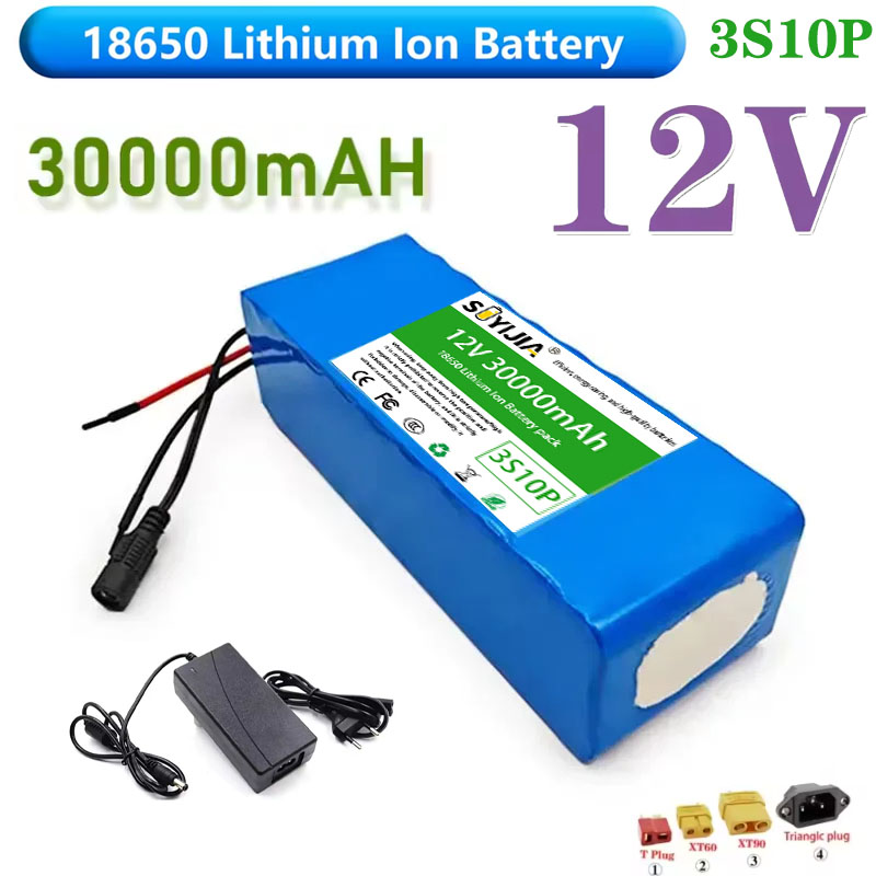 60V 30Ah Electric Scooter Battery - 12V 30Ah 3S10P สำหรับเครื่องใช้ไฟฟ้า 12V, ของเล่นไฟฟ้า,