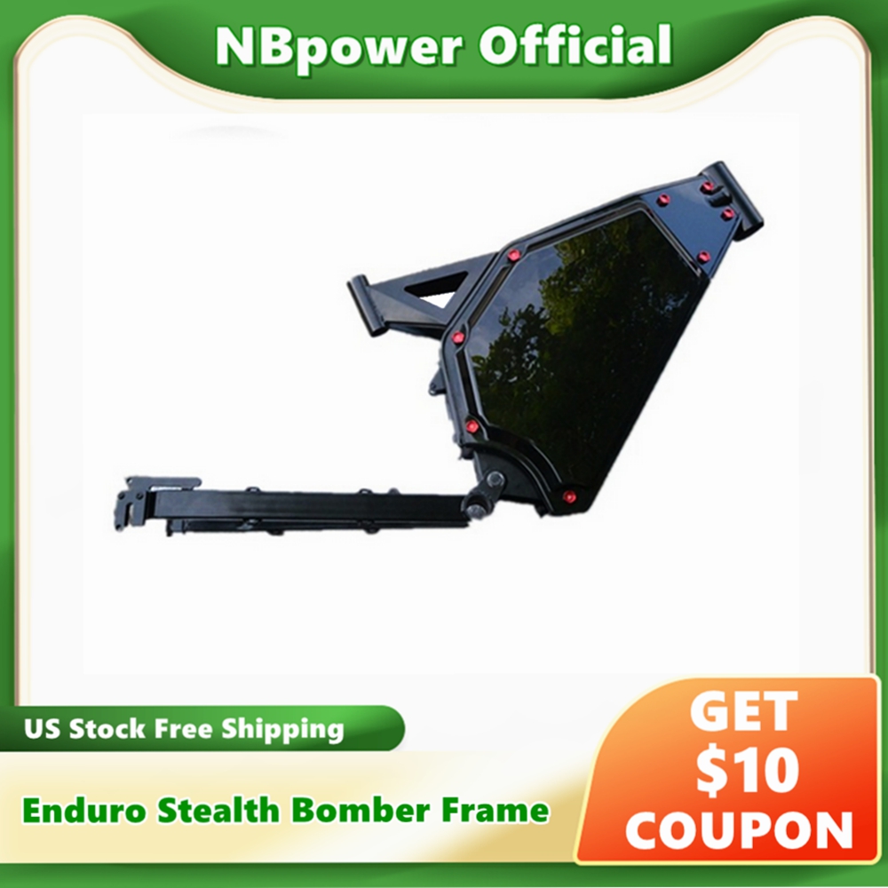 โครงโครงจักรยานไฟฟ้าระบบลับสีด - 8000W Stealth Bomber Ebike บทวิจารณ์และราคา