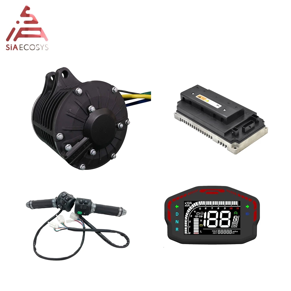 ชุดมอเตอร์ขับเคลื่อนกลาง QS138 - Mid Drive Motor Kit 72V 3000W บทวิจารณ์และราคา