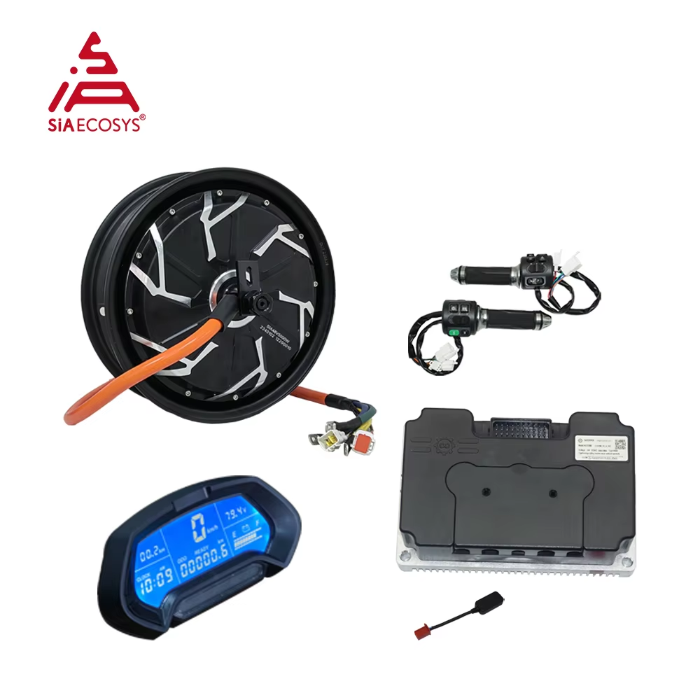 มอเตอร์ QS 12*3.5 นิ้ว 5000W V - Electric Motorcycle Conversion Kit 72V บทวิจารณ์และราคา