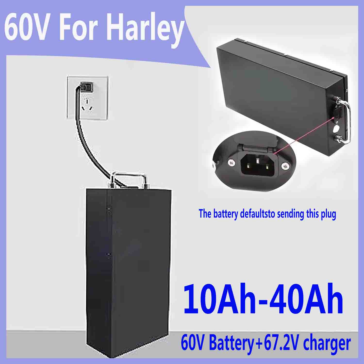 สำหรับแบตเตอรี่ฮาร์เลย์ 60V 20 - 60V 30Ah Electric Scooter Battery บทวิจารณ์และราคา